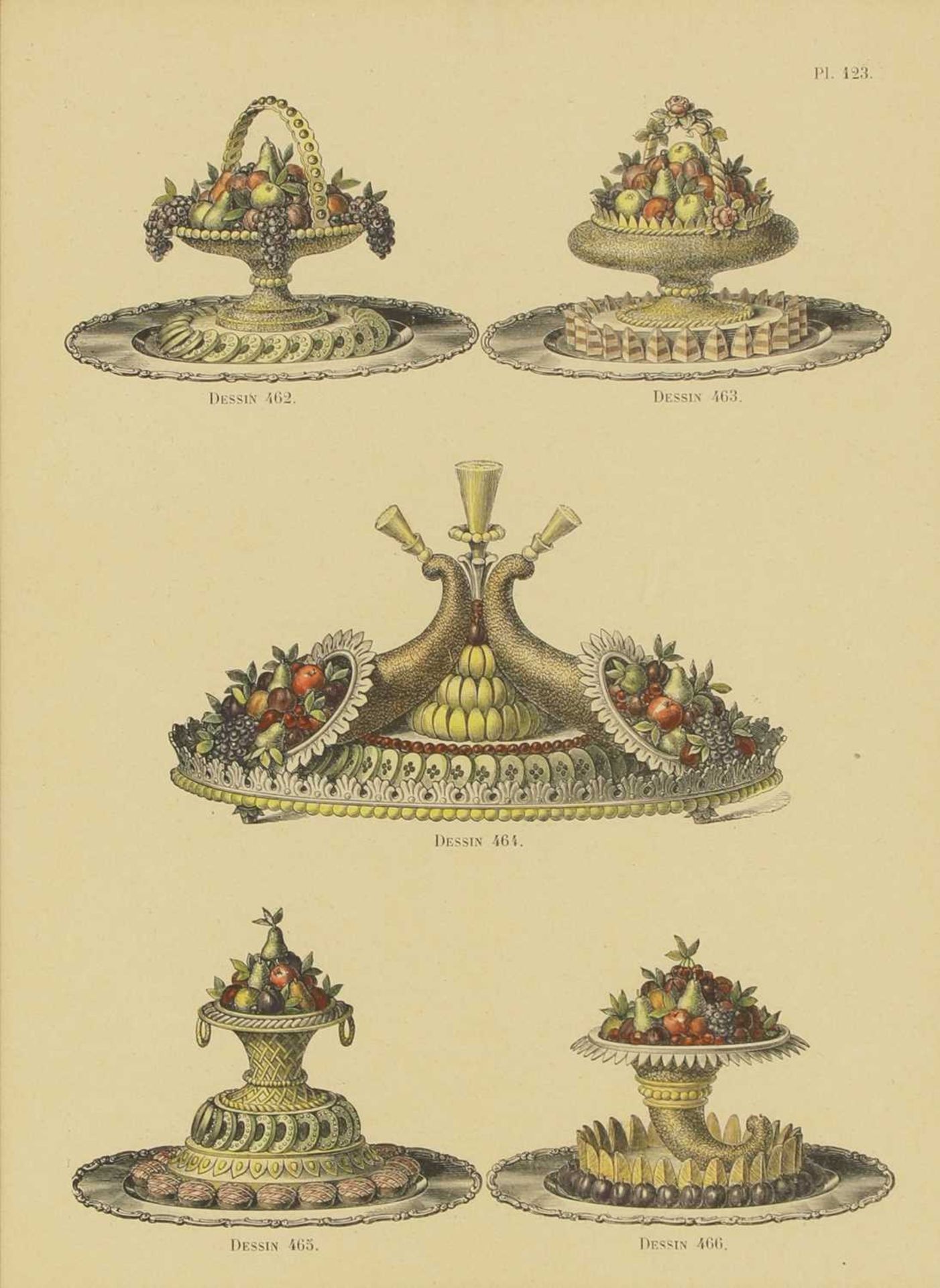 A set of fourteen Dubois & Bernard coloured lithographic prints, - Image 14 of 31