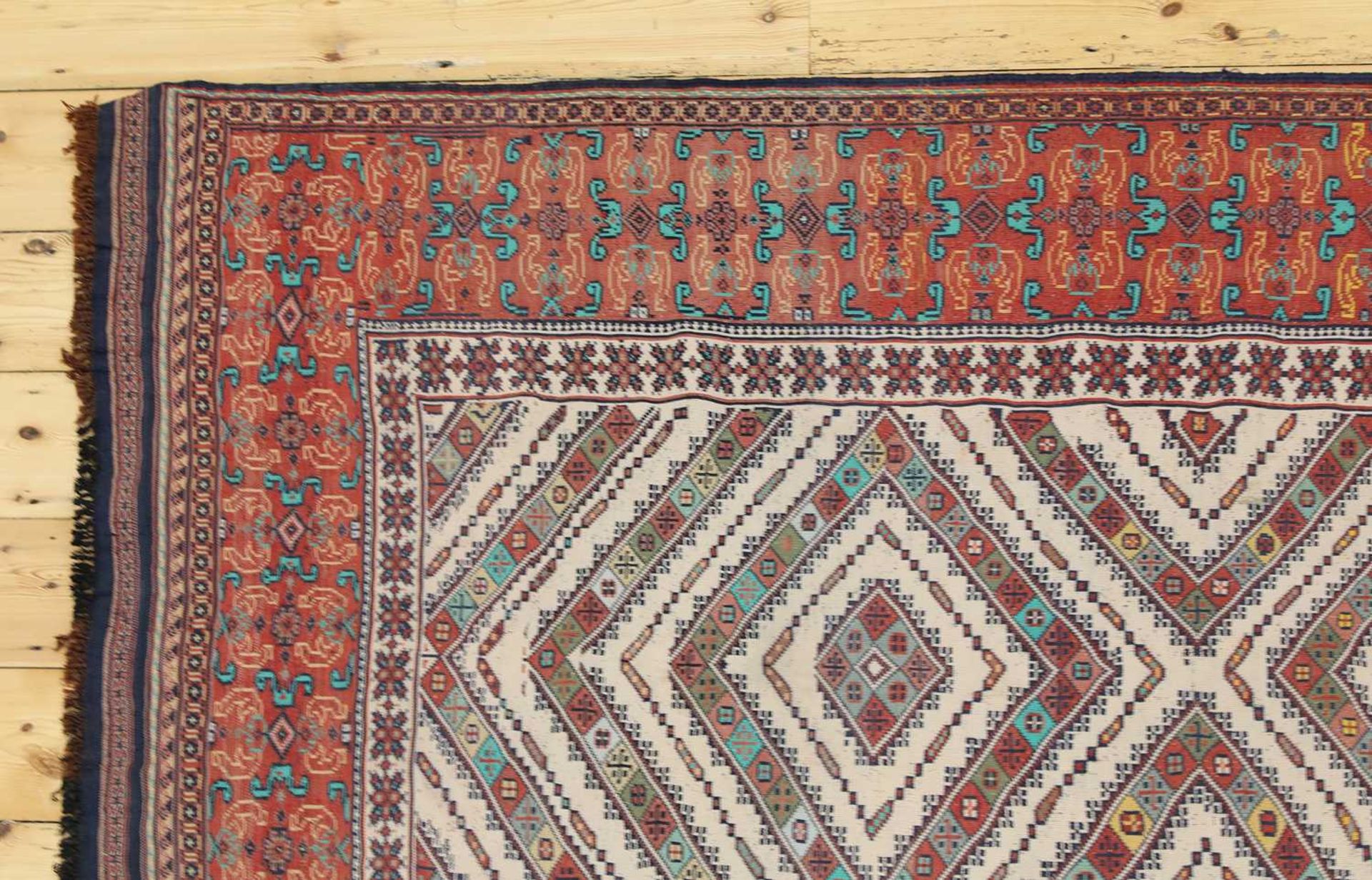 A Caucasian Soumac rug, - Image 2 of 6