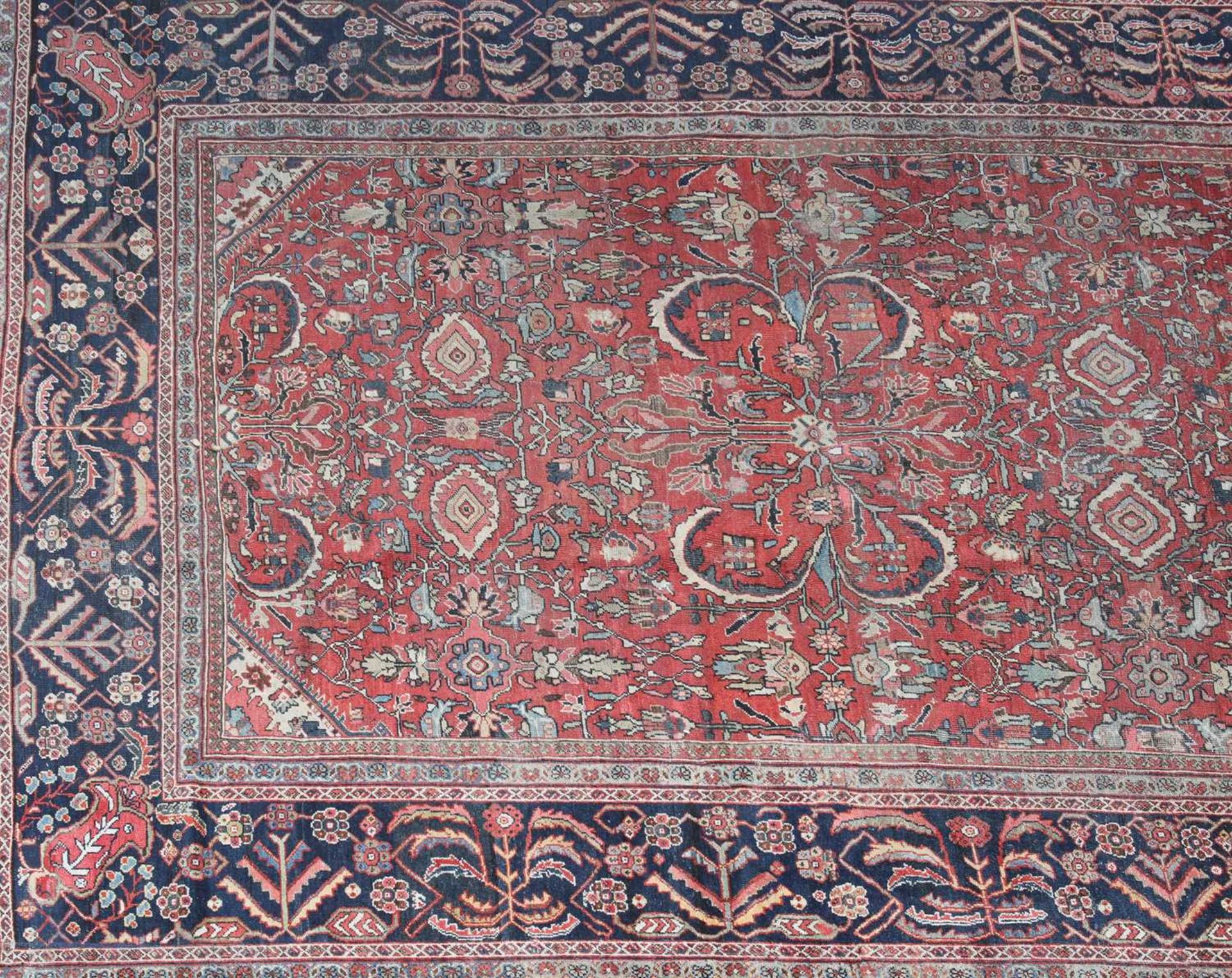 A Persian wool Mahal carpet, - Bild 2 aus 20