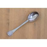 A George III silver trefid spoon,