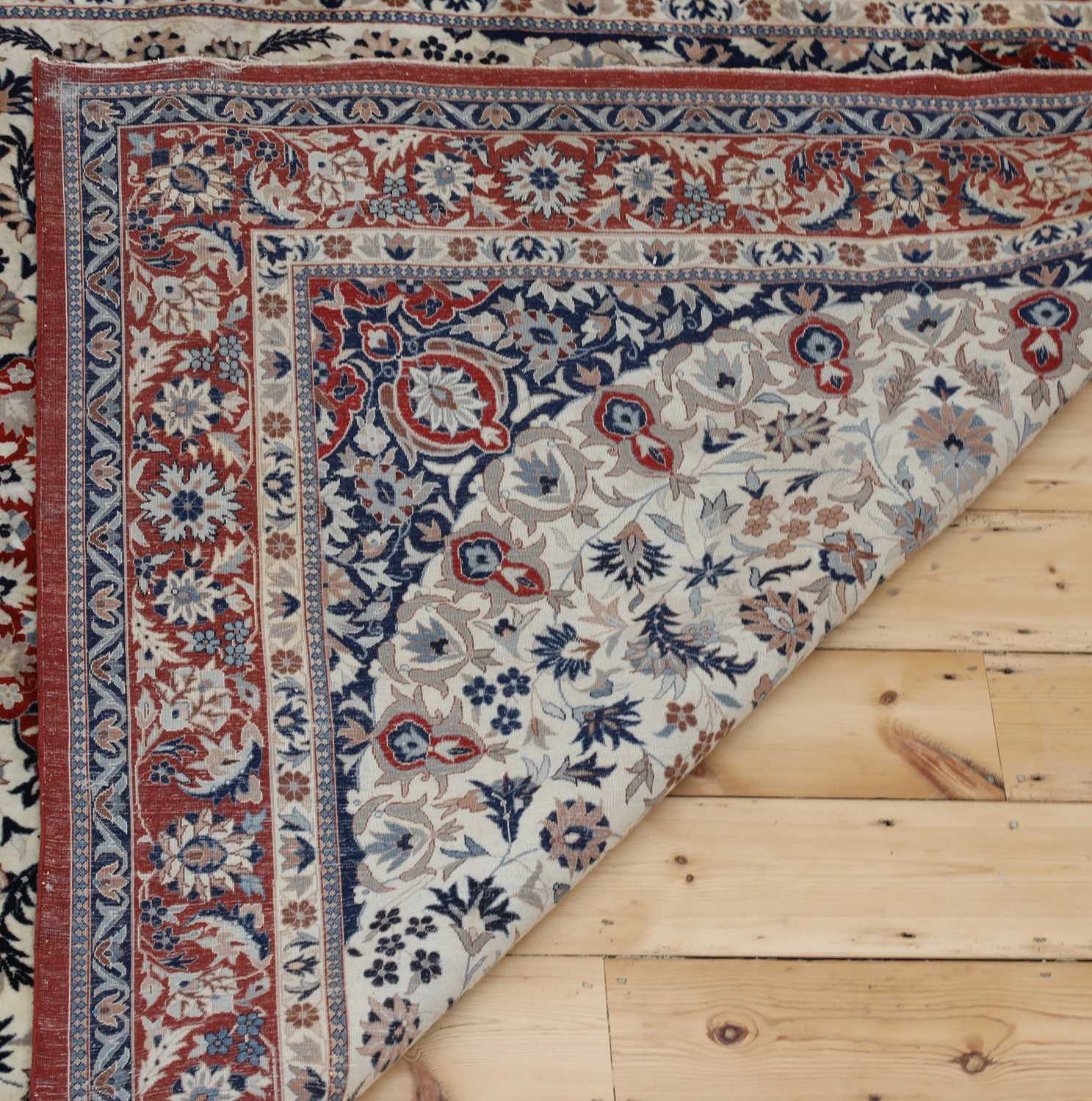 A Persian wool rug, - Image 6 of 6