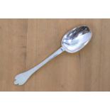 A William III silver trefid spoon,