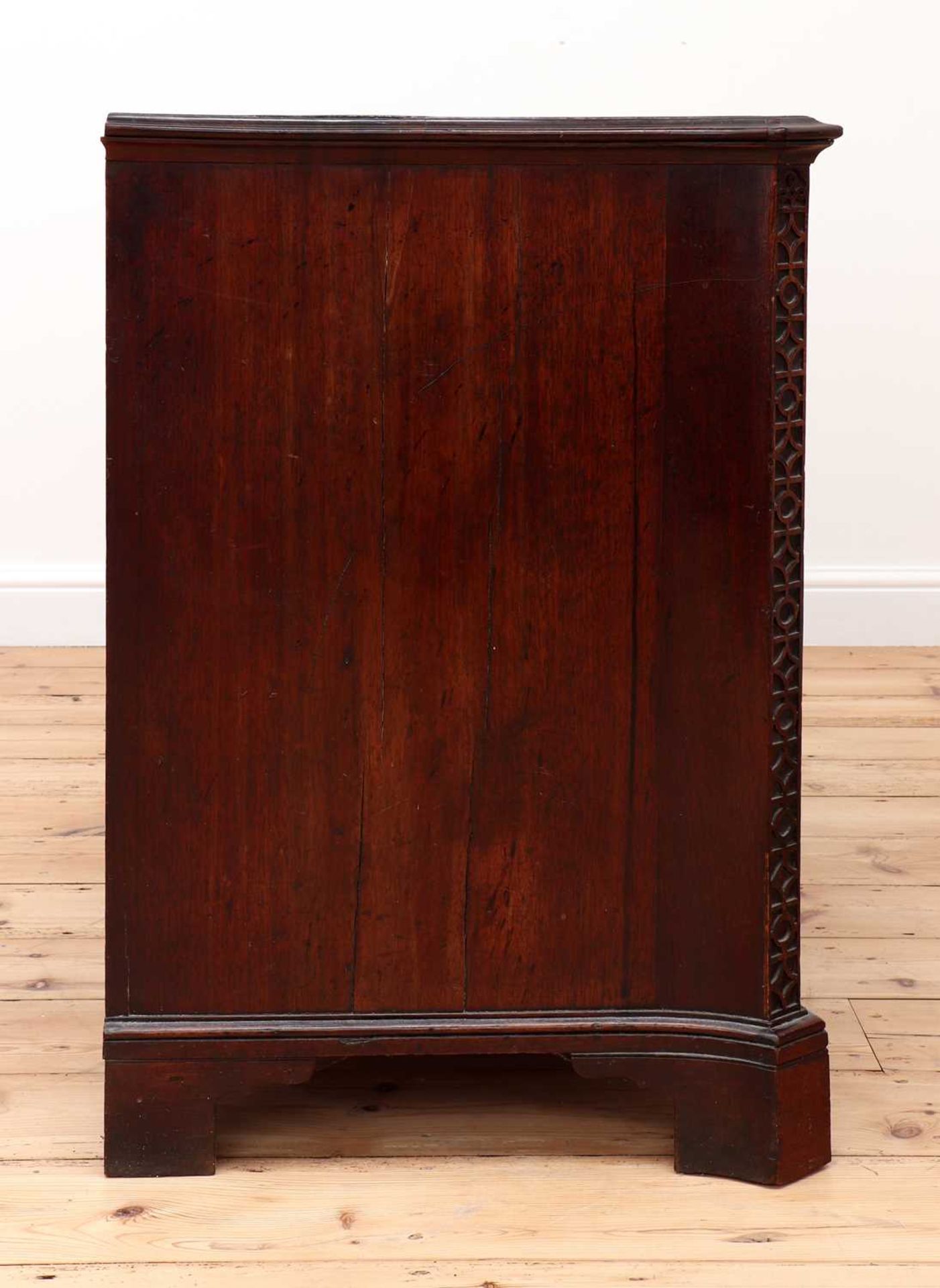 A George III mahogany commode, - Image 5 of 7