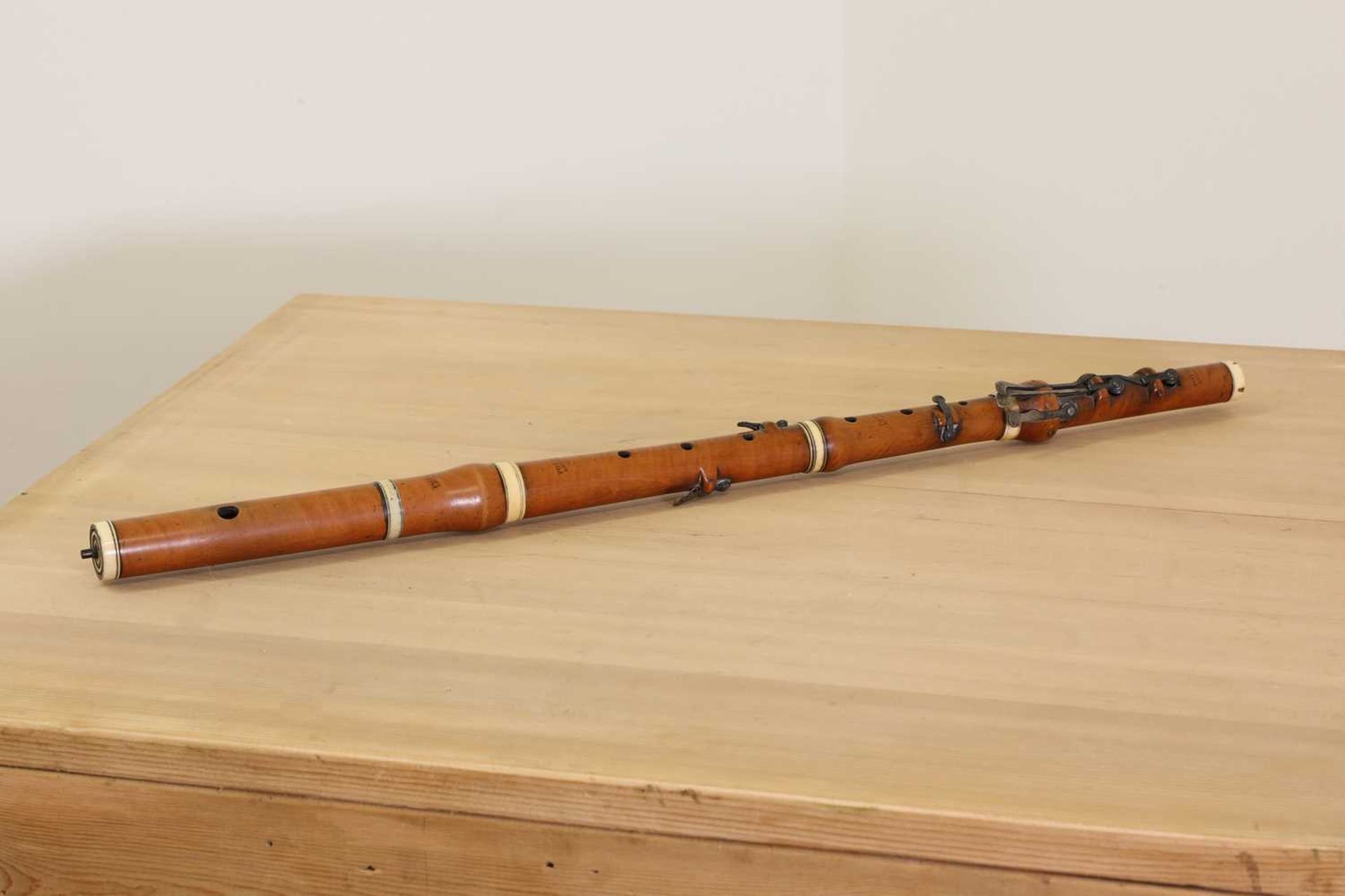 A boxwood and ivory flute, - Image 2 of 20