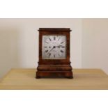 A mahogany cased bracket clock,