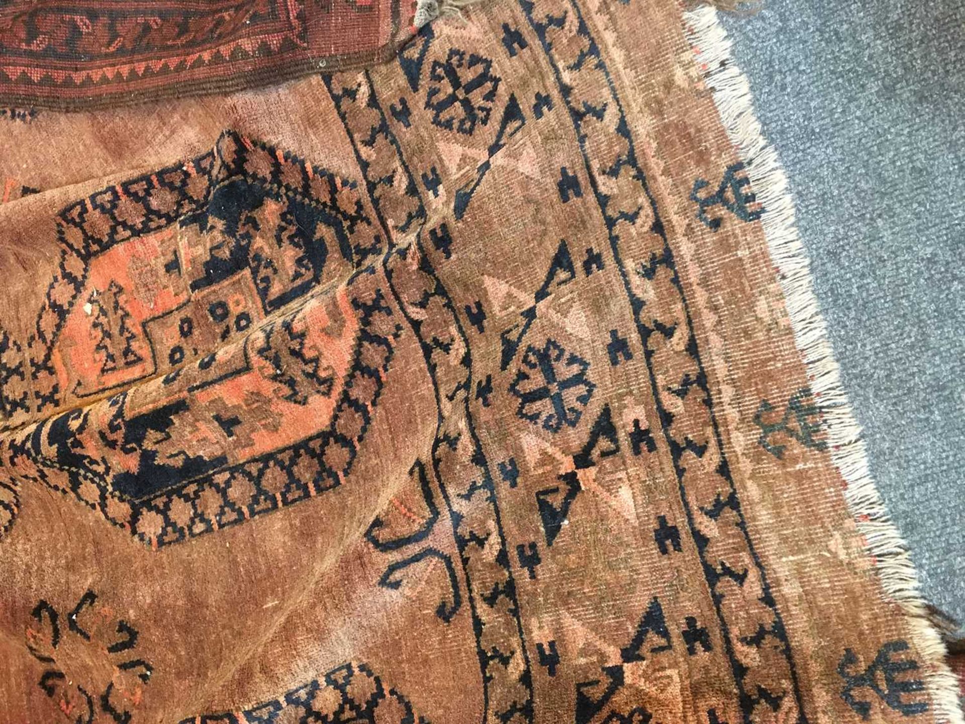 A Tekke Bokhara carpet, - Image 9 of 12