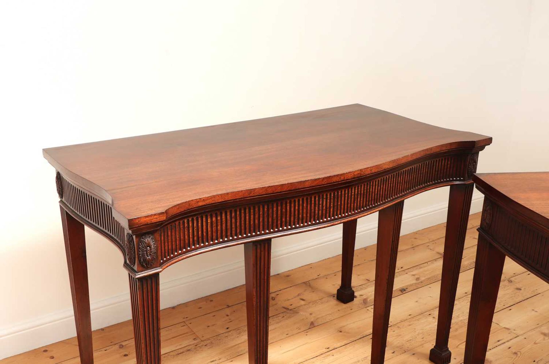 A pair of mahogany console tables, - Image 5 of 10