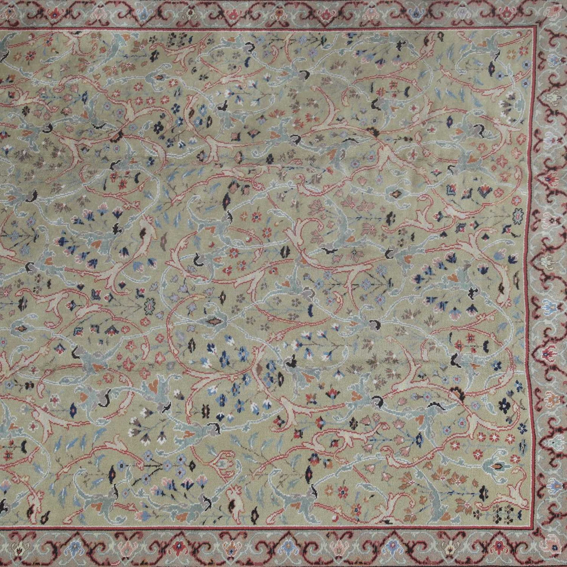A European wool carpet of Arts & Crafts design, - Image 3 of 4