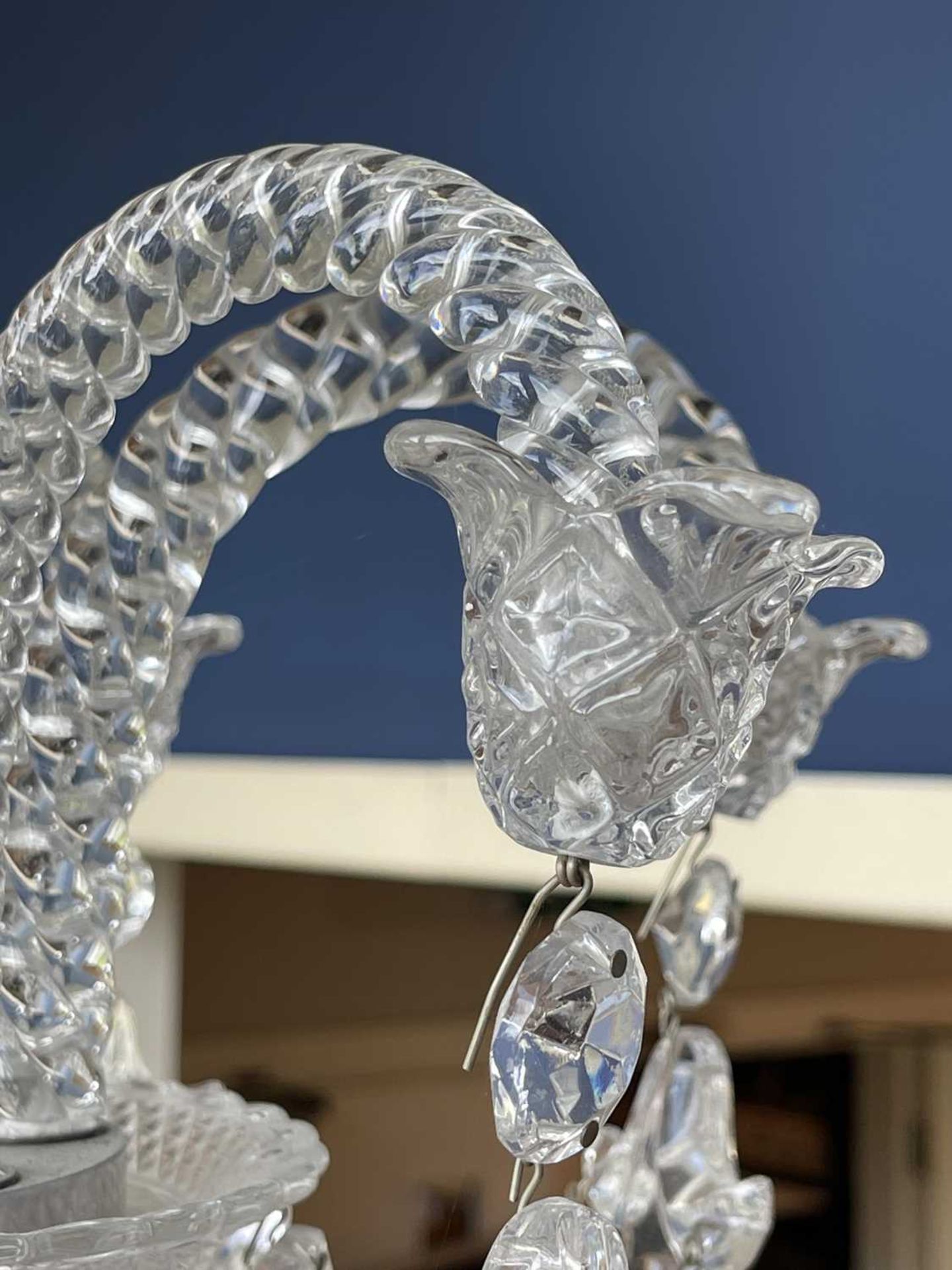A cut-crystal twelve-light 'Zenith' chandelier by Baccarat, - Bild 10 aus 34