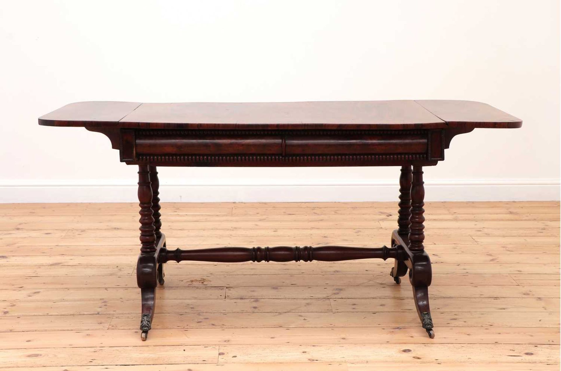 A William IV mahogany sofa table, - Image 2 of 5