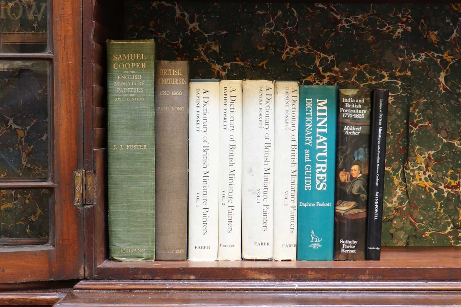 Books relating to portrait miniatures,including:Bayne-Powell, (R.), 'Catalogue of Portrait