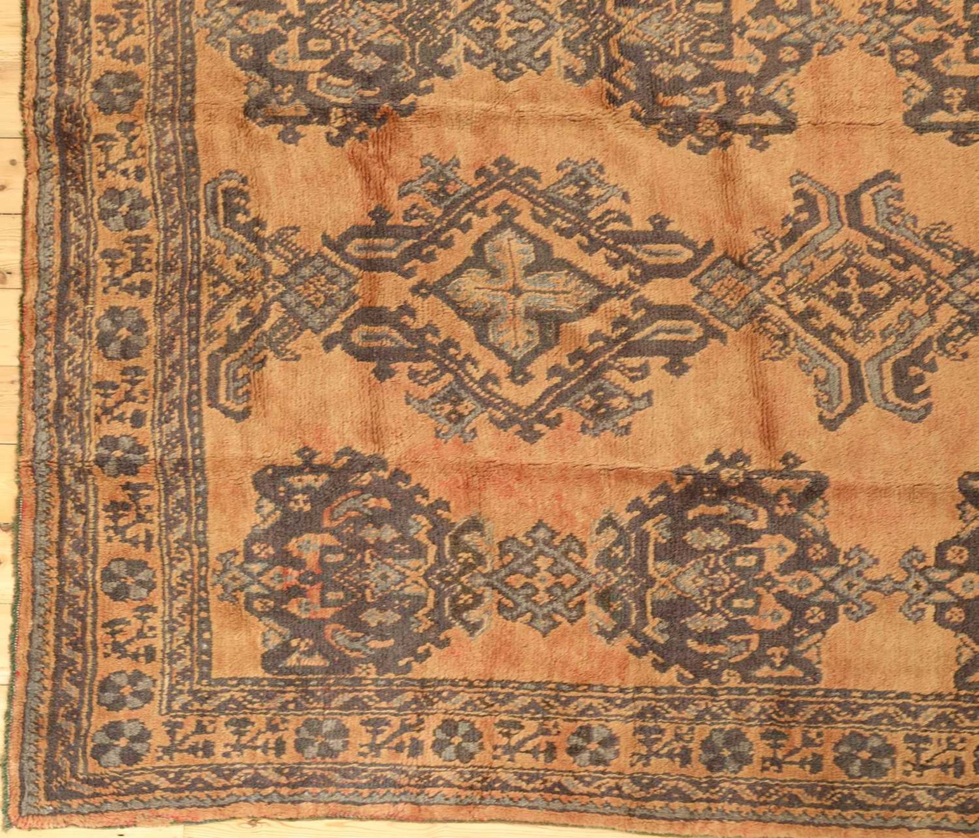 A Turkish Oushak carpet, - Image 4 of 6