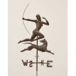 A copper weathervane by Karen Green,