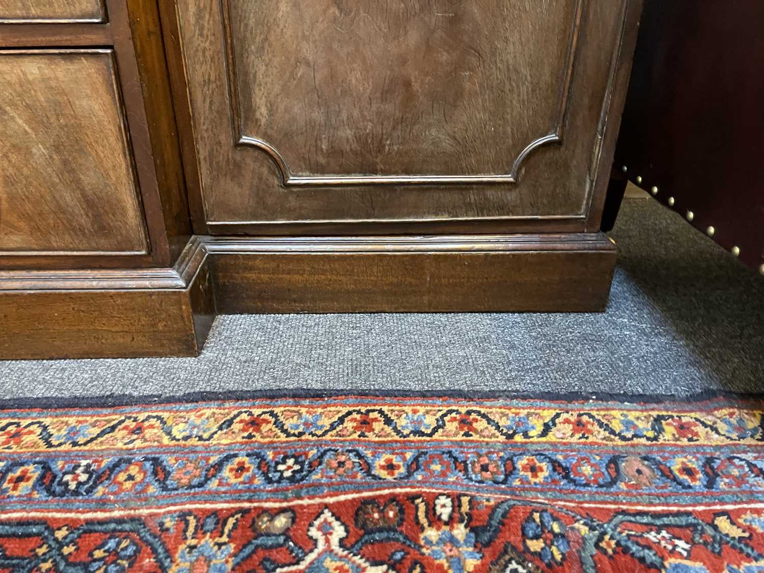 A George III mahogany secretaire breakfront bookcase, - Image 43 of 43