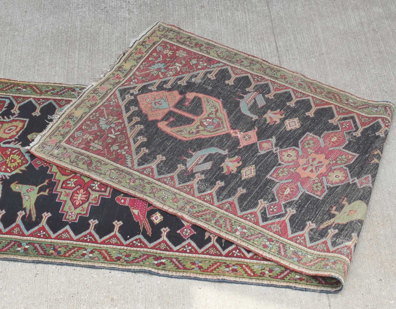A large Persian runner, - Image 4 of 4