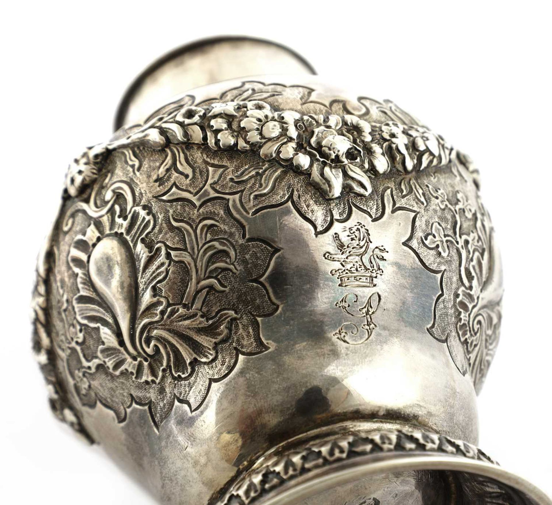 A George II silver tea canister, - Image 7 of 8