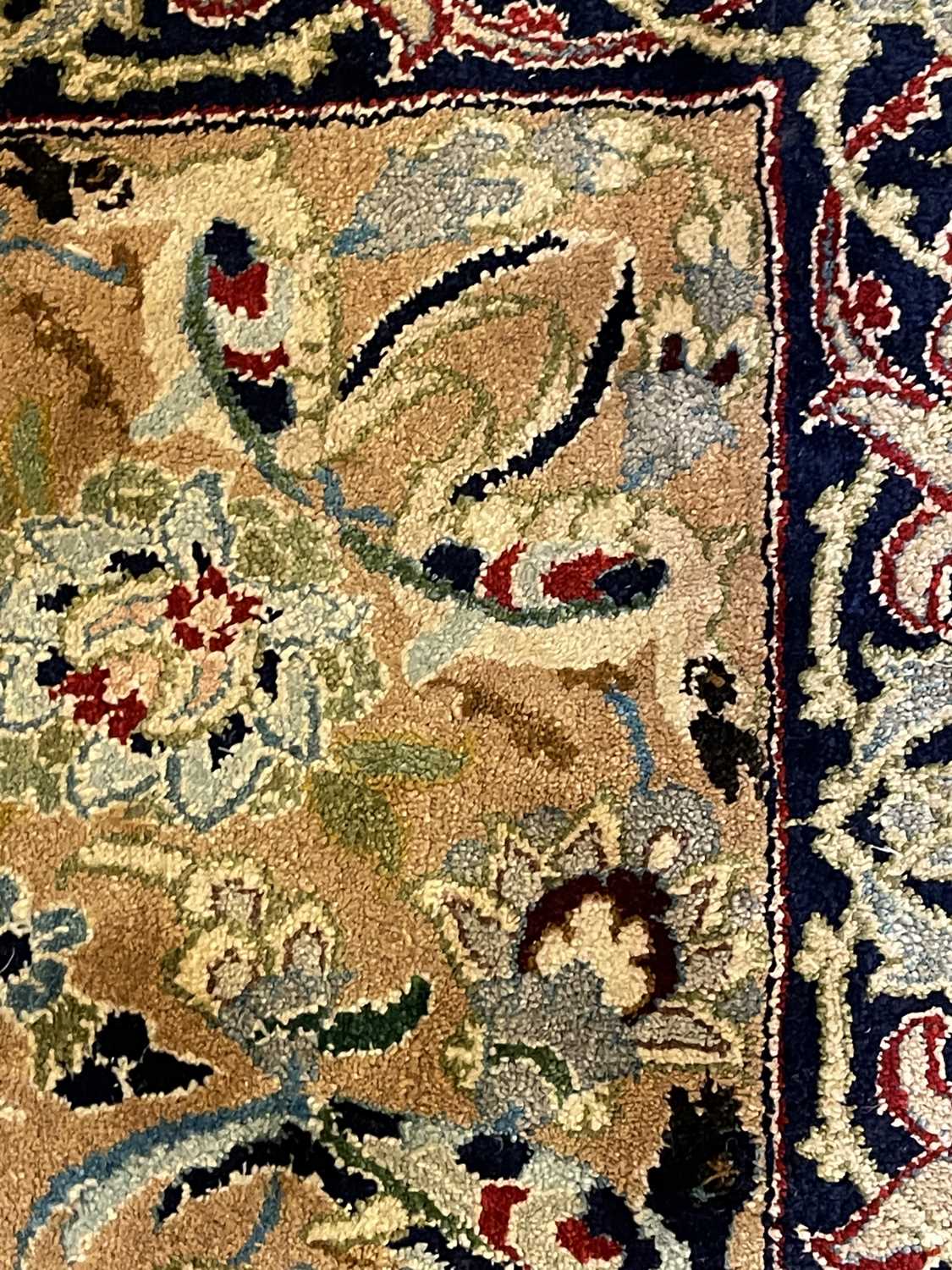 A Persian silk carpet, - Image 22 of 23