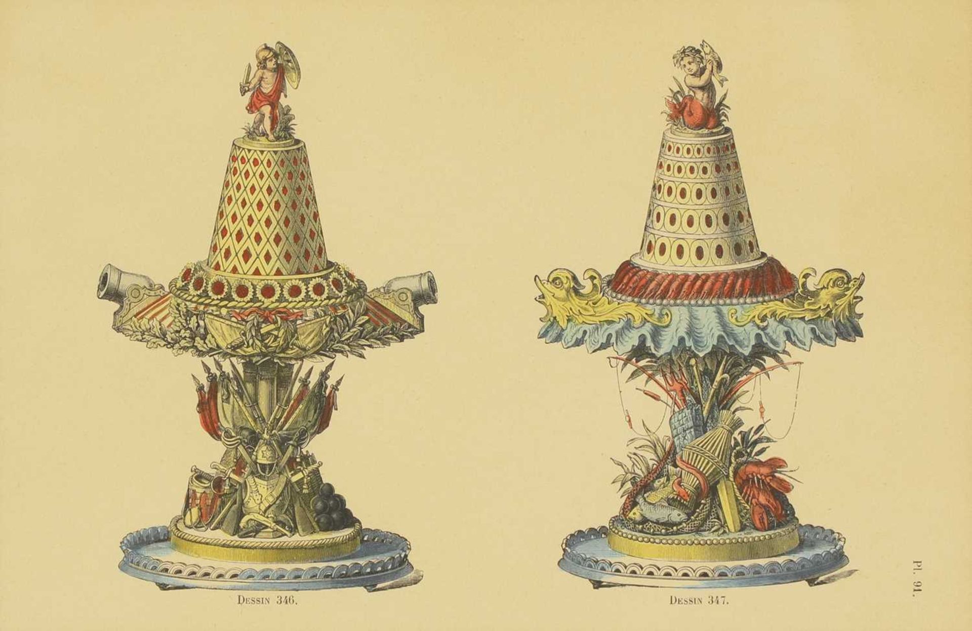 A set of fourteen Dubois & Bernard coloured lithographic prints, - Image 4 of 31