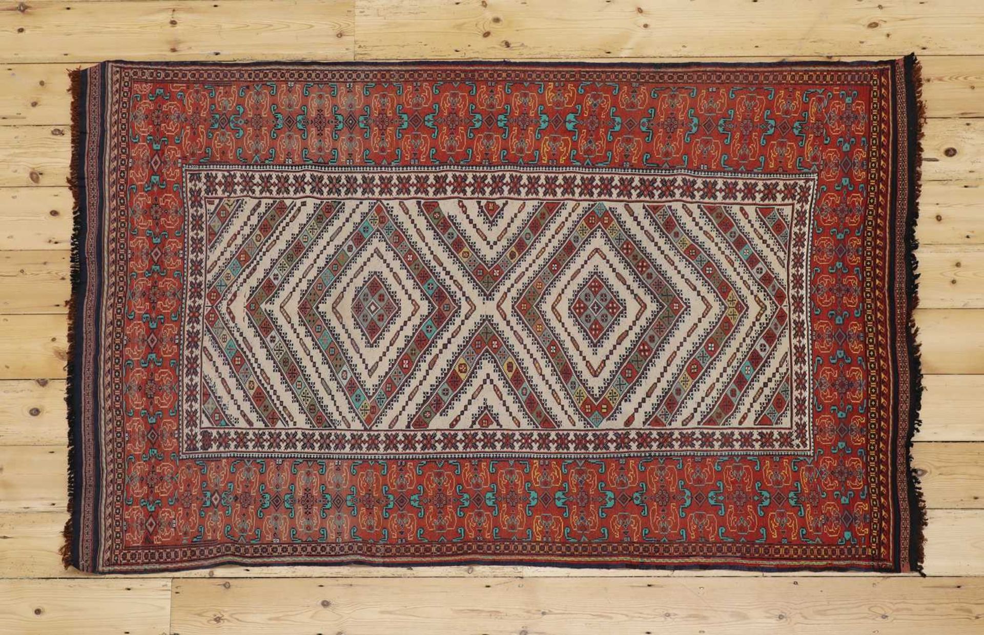 A Caucasian Soumac rug,