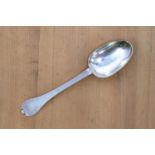 A William III silver trefid spoon,