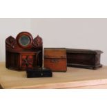 A small French wall collection box,
