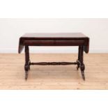 A William IV mahogany sofa table,