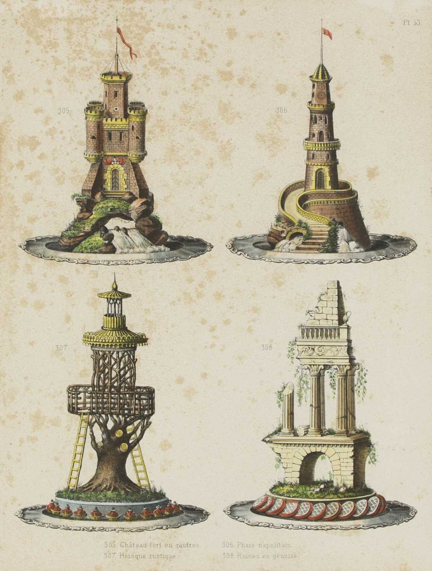 A set of fourteen Dubois & Bernard coloured lithographic prints, - Image 6 of 31