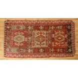 A kilim flatweave rug,