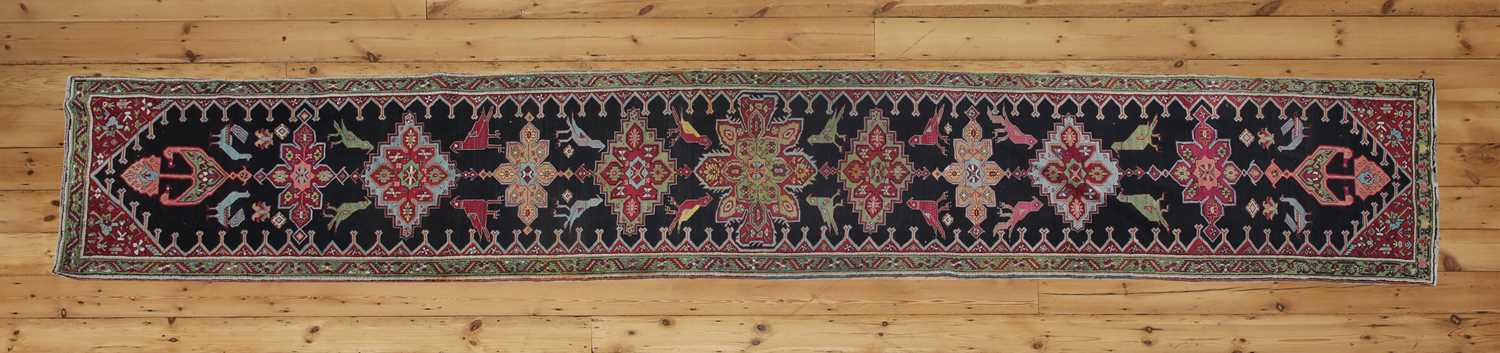 A large Persian runner,