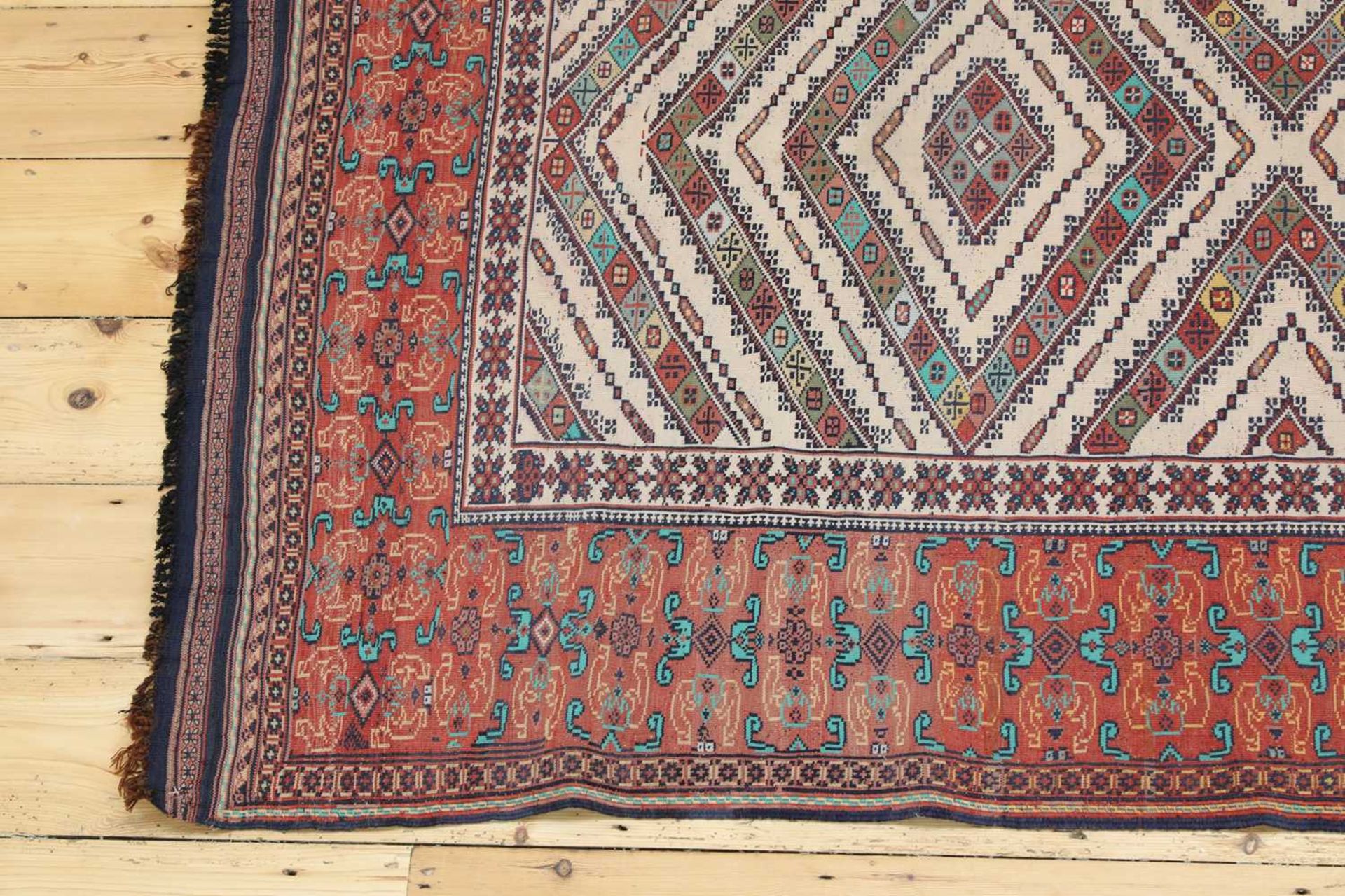 A Caucasian Soumac rug, - Image 4 of 6