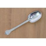 A William and Mary silver trefid spoon,