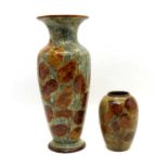 A large Doulton stoneware 'Foliageware' vase,