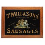 A T Wall & Sons Sausages advertising sign