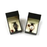 Two Swan & Edgar automatic watches,