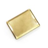 A 9ct gold cigarette case,