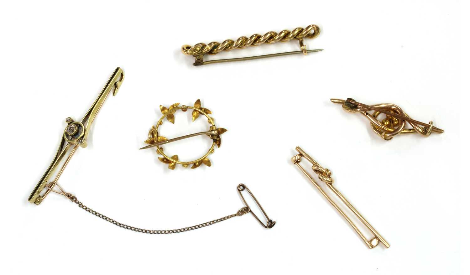 A quantity of Victorian and later brooches, - Image 2 of 2