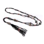 A millefiori bead necklace,
