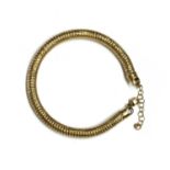 A 9ct gold bracelet,