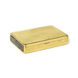 An 18ct gold vesta case, by Frederick Thomas Buckthorpe,