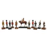 A collection of Sentry Box figures,