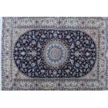 A Persian wool Nain rug