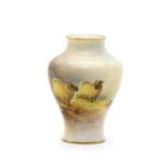 A Royal Worcester vase,