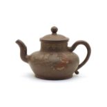 A Chinese Yixing Zisha teapot and cover,