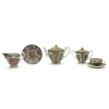 A Chinese export porcelain tea set,