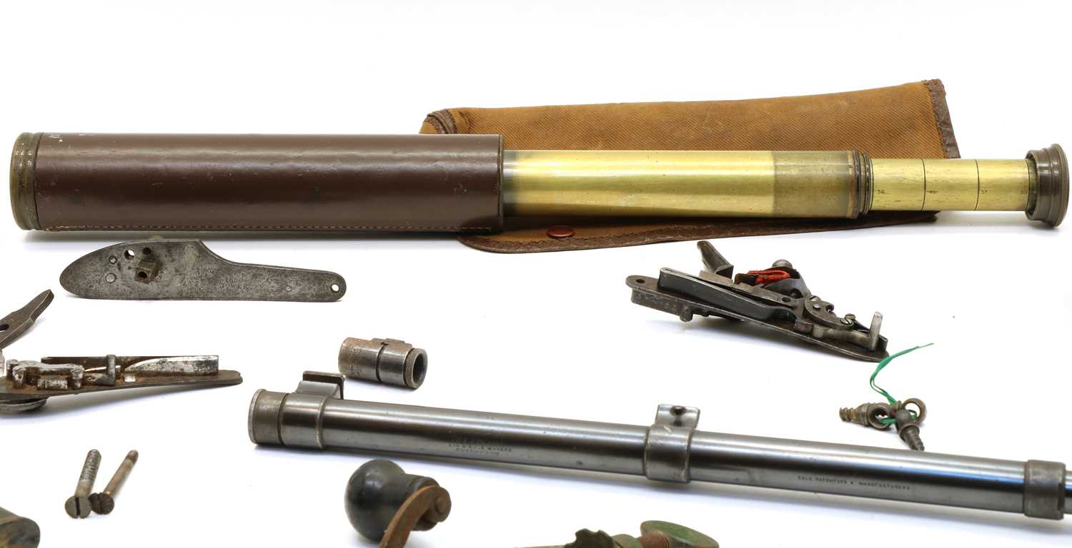 A 'Ranger 55' brass cased four draw telescope, - Image 5 of 6