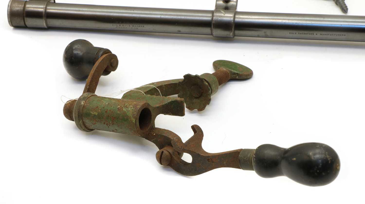 A 'Ranger 55' brass cased four draw telescope, - Image 6 of 6