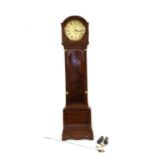 A Regency mahogany longcase clock,