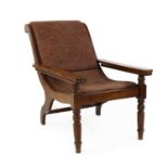 A mahogany planters chair,