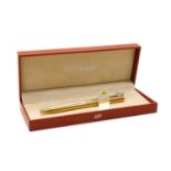 An S.T. Dupont of Paris ballpoint pen set,