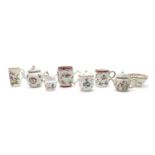 A collection of English, Continental and Chinese porcelain pieces,
